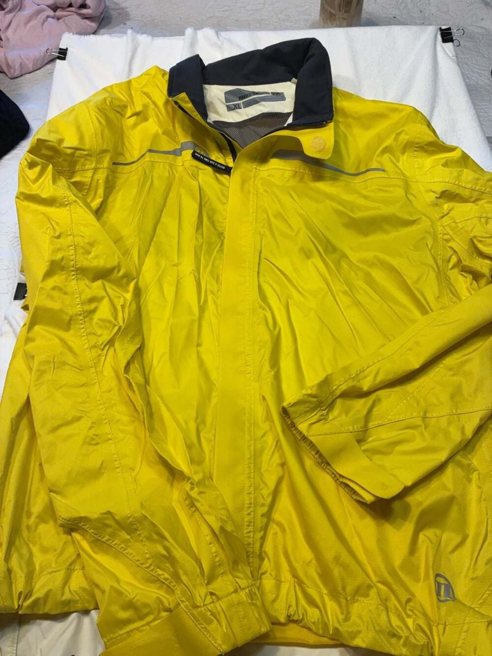 Novara Cycling Rain Jacket Yellow Men's XL